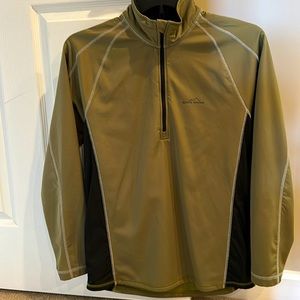 Men’s Eddie Bauer size M fleece half zip pullover